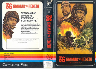 85 36 TIMMAR TILL HELVETET (VHS)